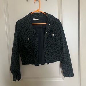 Altar’d State crop leopard jacket